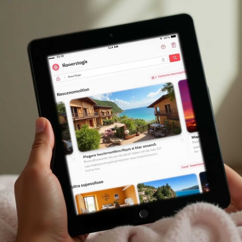 Nueva interfaz de Airbnb en 2025
